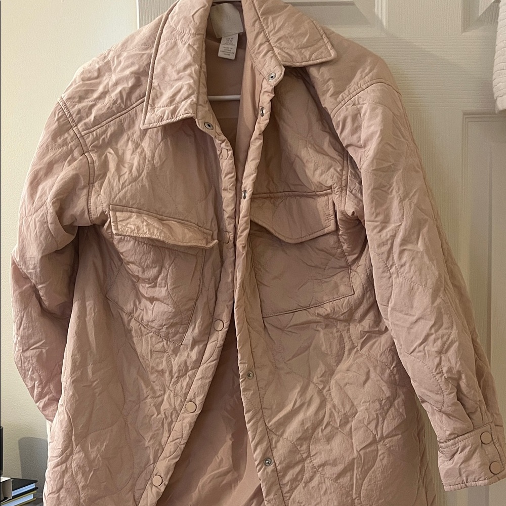 H&M Light Pink Bomber Jacket
